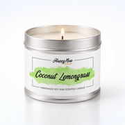 Coconut & Lemongrass Scented Candle