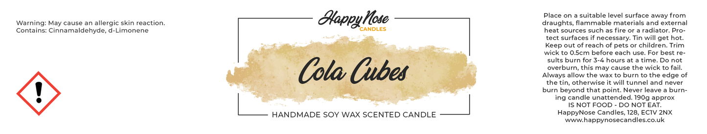 Cola Cubes Scented Candle