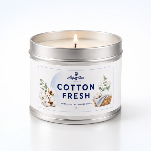 Cotton Fresh Scented Candle