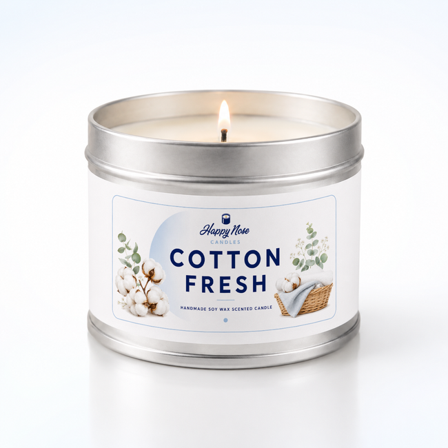 Cotton Fresh Scented Candle