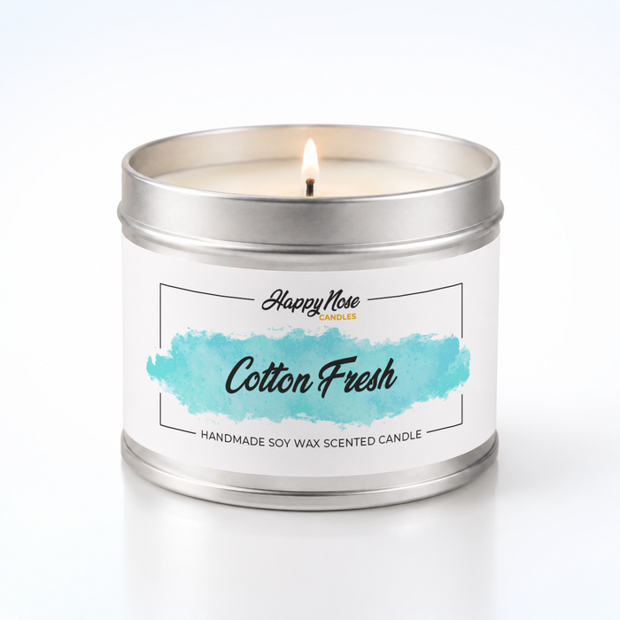 Cotton Fresh Scented Candle