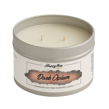 Dark Opium Large Double Wick Candle - HappyNose Candles