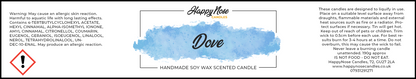 Dove Scented Candle - HappyNose Candles