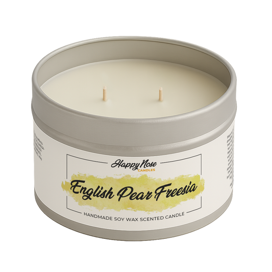 English Pear & Freesia Large Double Wick Candle