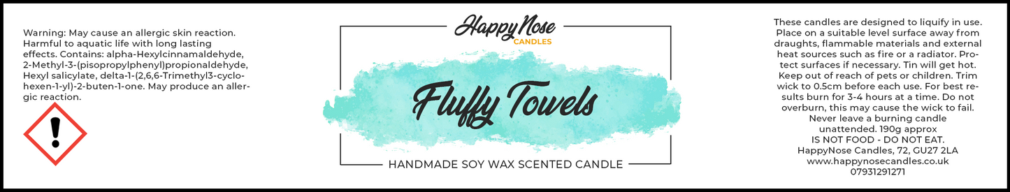 Fluffy Towels Scented Candle