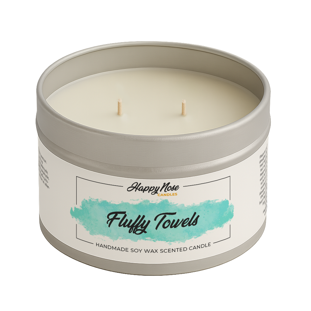Fluffy Towels Large Double Wick Candle