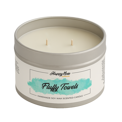 Fluffy Towels Large Double Wick Candle