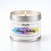 Duftkerze „Happy Birthday“ (Geburtstagskuchen)