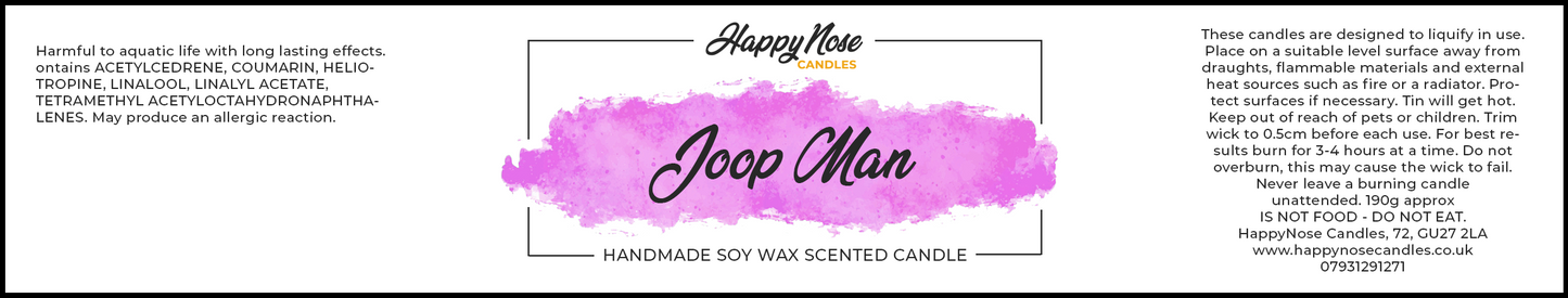 Joop Man Scented Candle