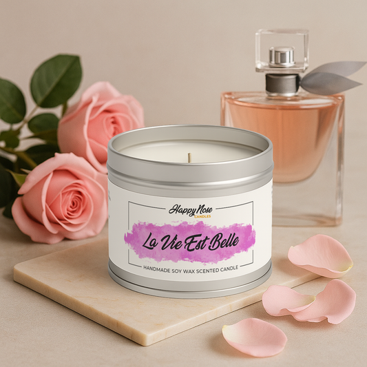 La Vie Est Belle Scented Candle - HappyNose Candles
