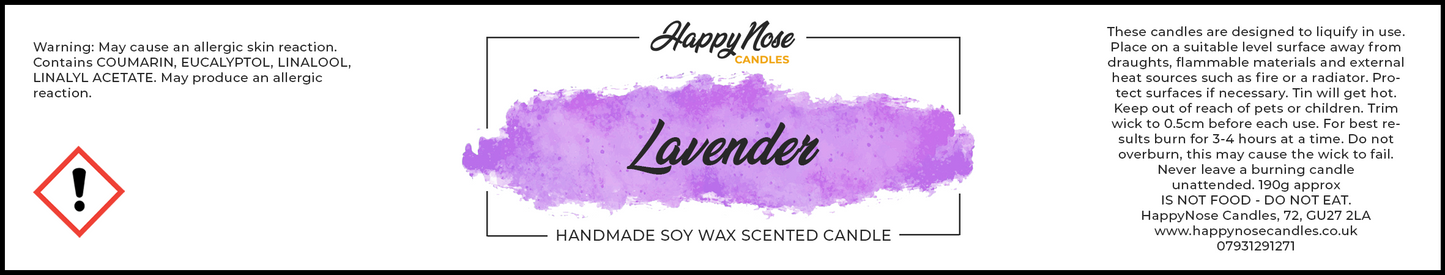 Lavender Scented Candle