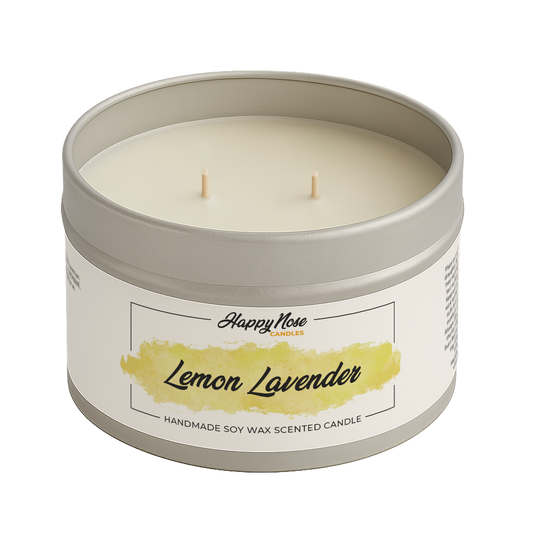 Lemon Lavender Large Double Wick Candle