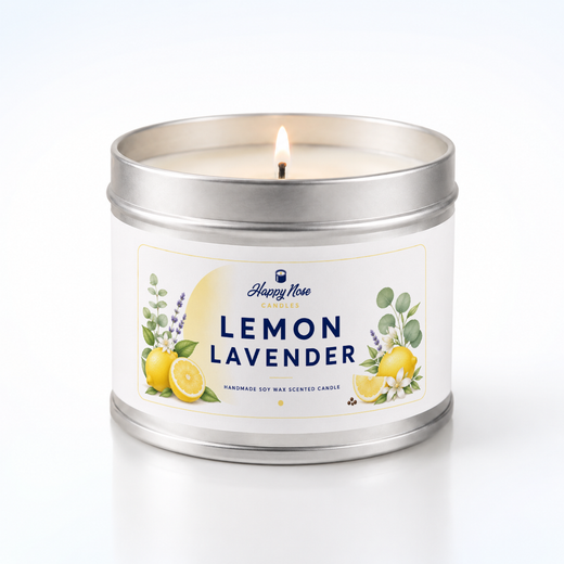 Lemon Lavender Scented Candle
