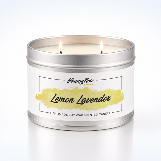Lemon Lavender Large Double Wick Candle