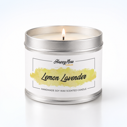 Lemon Lavender Scented Candle