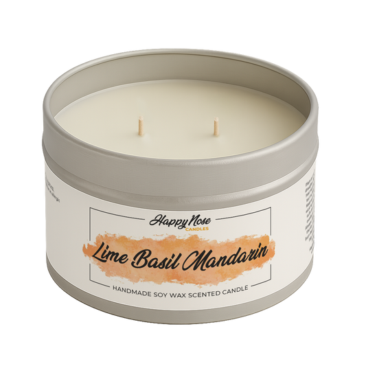 Lime Basil Mandarin Large Double Wick Candle