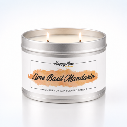 Lime Basil Mandarin Large Double Wick Candle