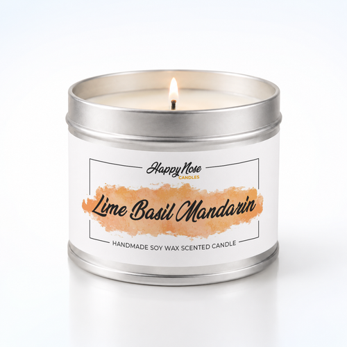 Lime Basil Mandarin Scented Candle