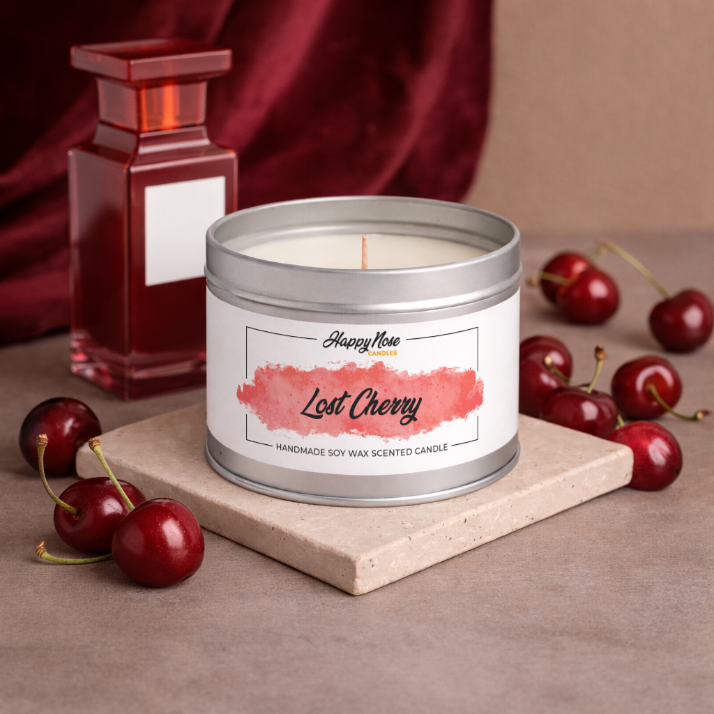 Lost Cherry Scented Candle - HappyNose Candles