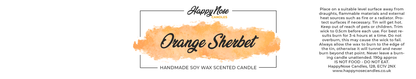 Orange Sherbet Scented Candle - HappyNose Candles