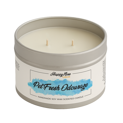 Pet Fresh Odouraze Large Double Wick Candle - HappyNose Candles