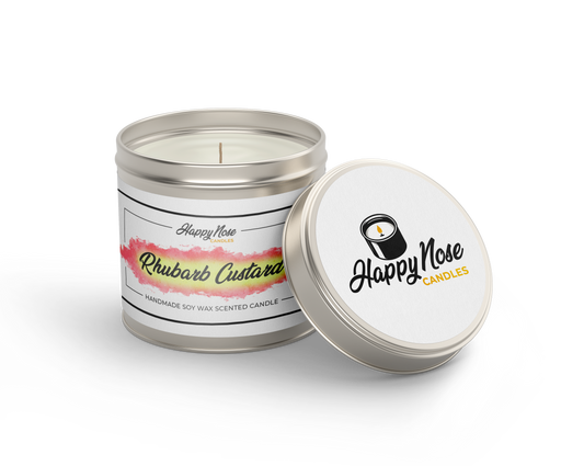 Rhubarb & Custard Scented Candle