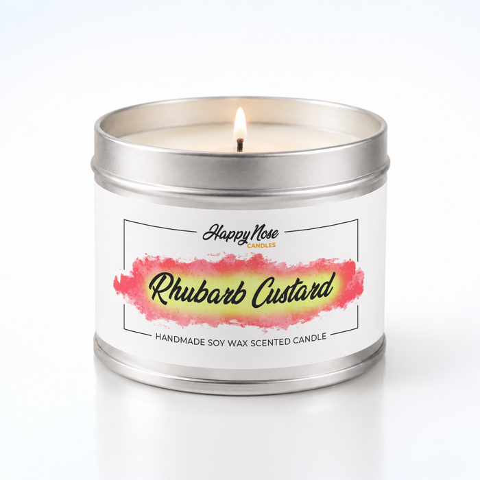Rhubarb & Custard Scented Candle