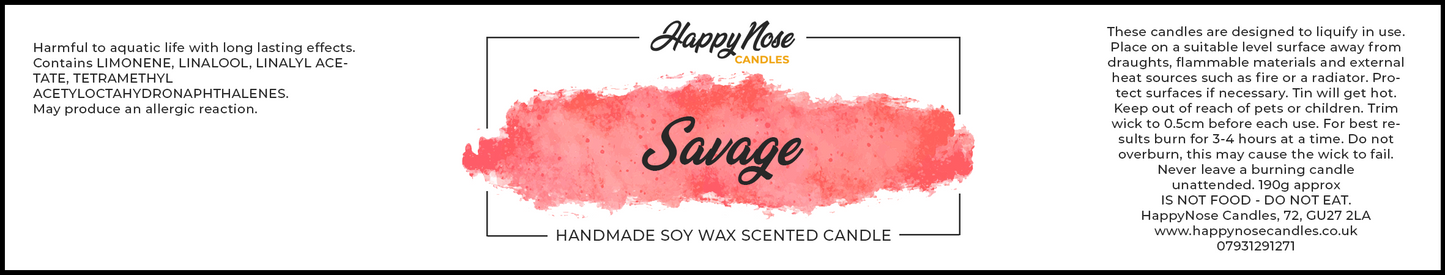 Savage Scented Candle