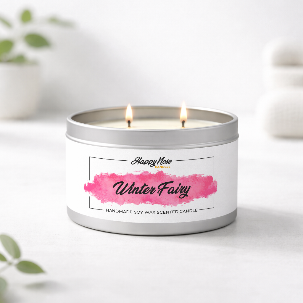 Winter Fairy Large Double Wick Candle - HappyNose Candles
