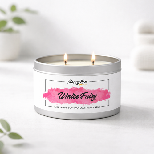 Winter Fairy Large Double Wick Candle - HappyNose Candles