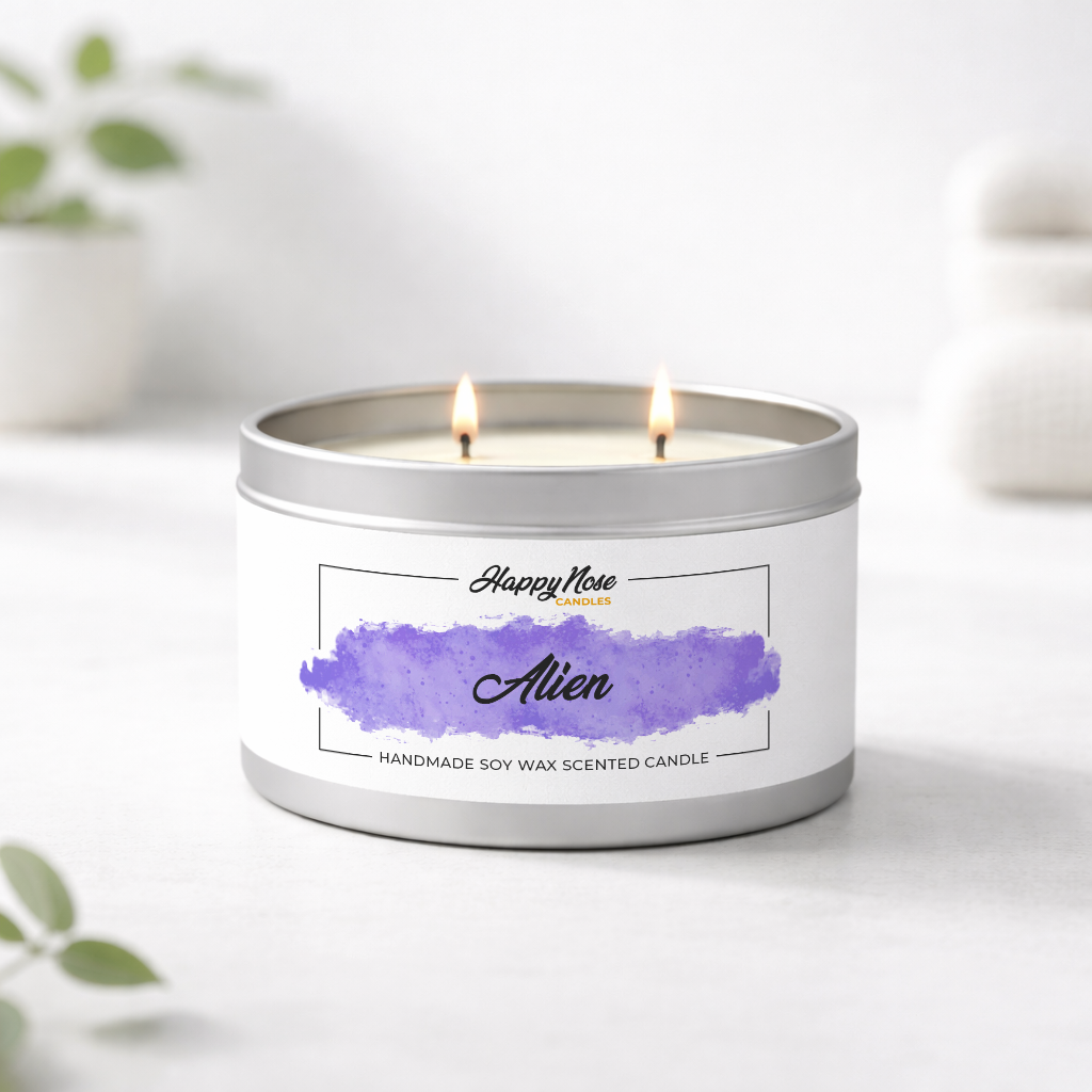 Alien Large Double Wick Candle - HappyNose Candles