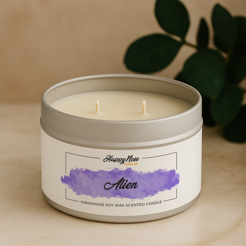 Alien Large Double Wick Candle - HappyNose Candles