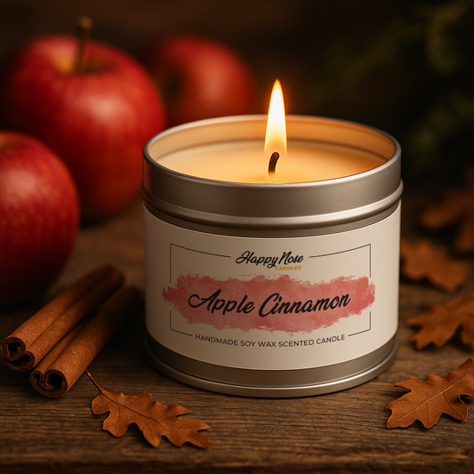 Apple Cinnamon Scented Candle