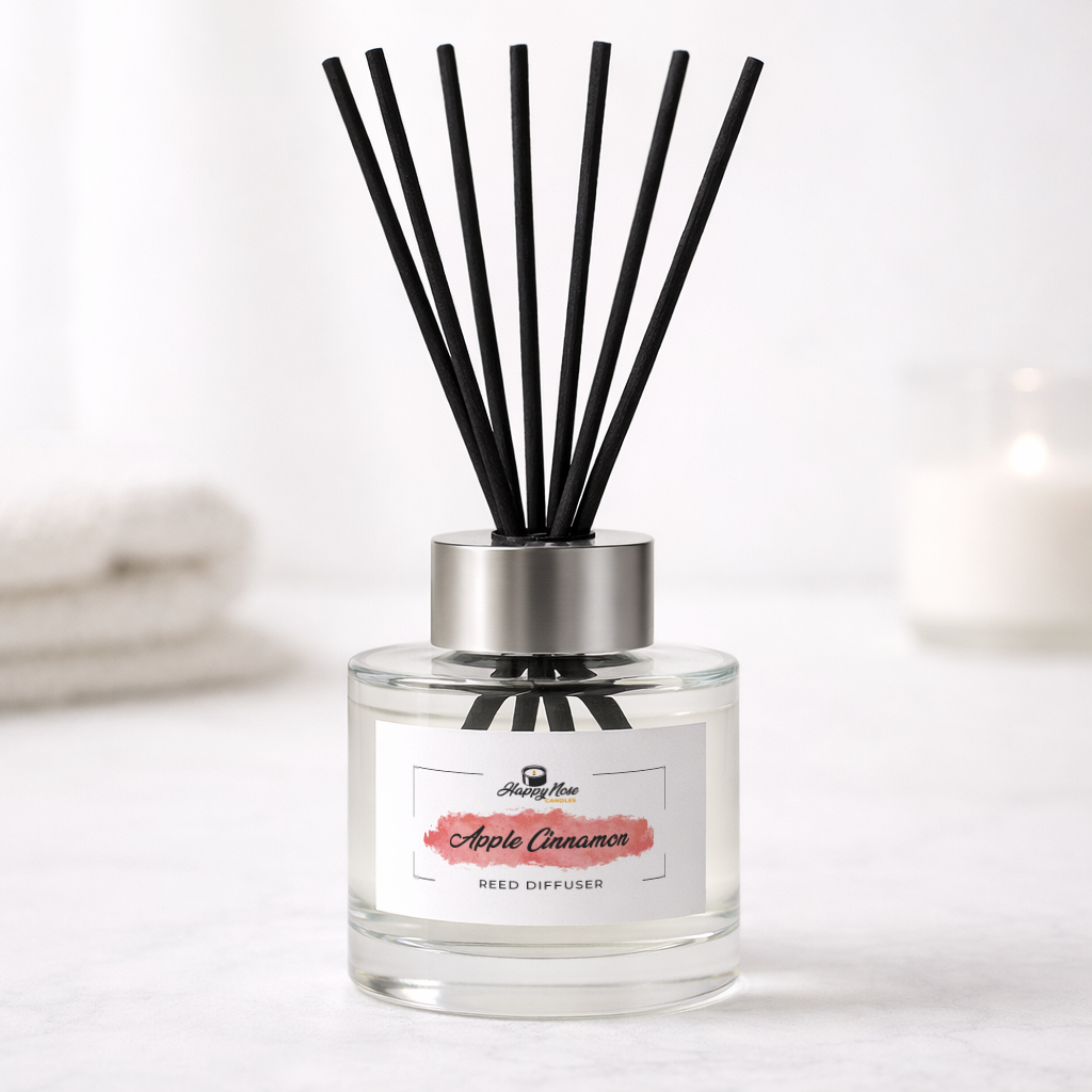 Apple Cinnamon Reed Diffuser - HappyNose Candles
