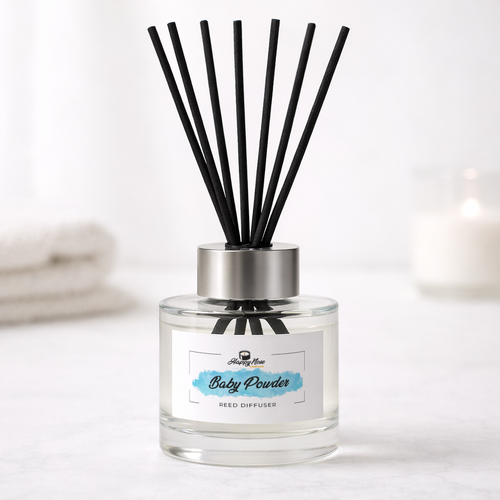 Baby Powder Reed Diffuser - HappyNose Candles
