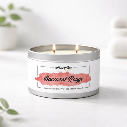 Baccarat Rouge Large Double Wick Candle - HappyNose Candles