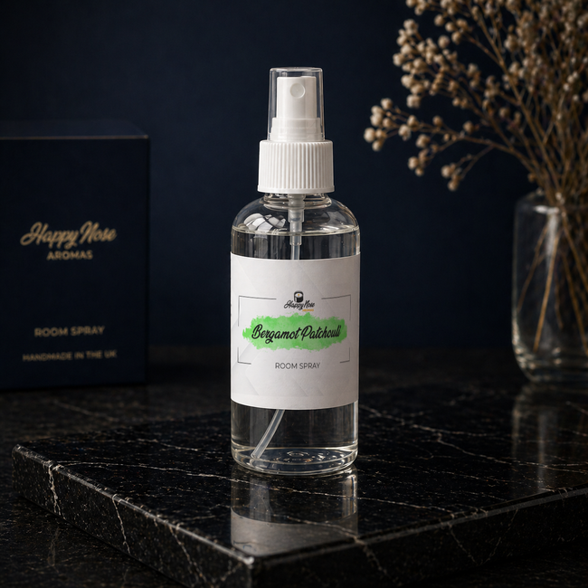 Bergamot Patchouli Room Spray - HappyNose Candles