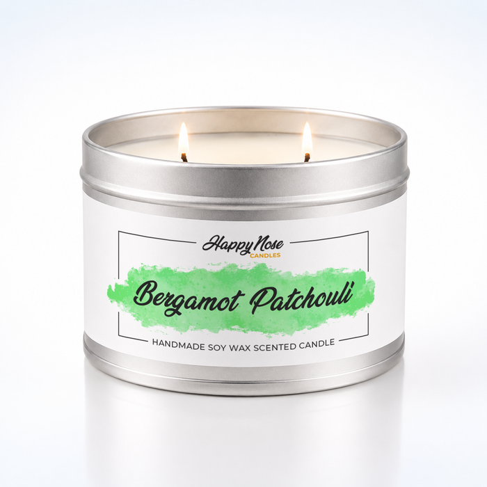 Bergamot Patchouli Large Double Wick Candle