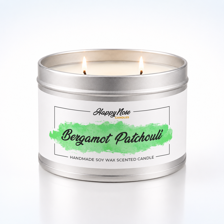 Bergamot Patchouli Large Double Wick Candle