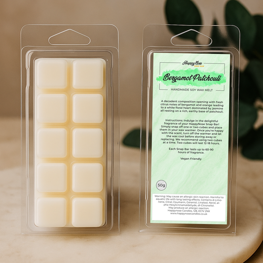 Bergamot & Patchouli 10 Cube Wax Melt