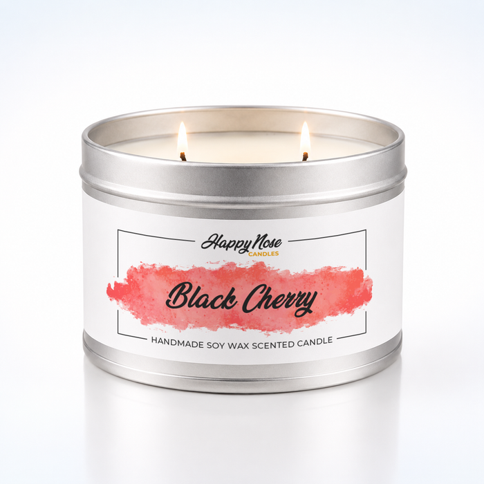 Black Cherry Large Double Wick Candle