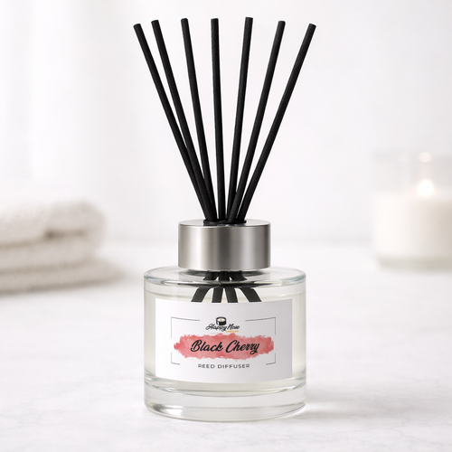 Black Cherry Reed Diffuser - HappyNose Candles