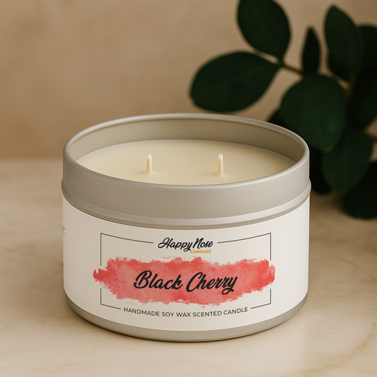 Black Cherry Large Double Wick Candle
