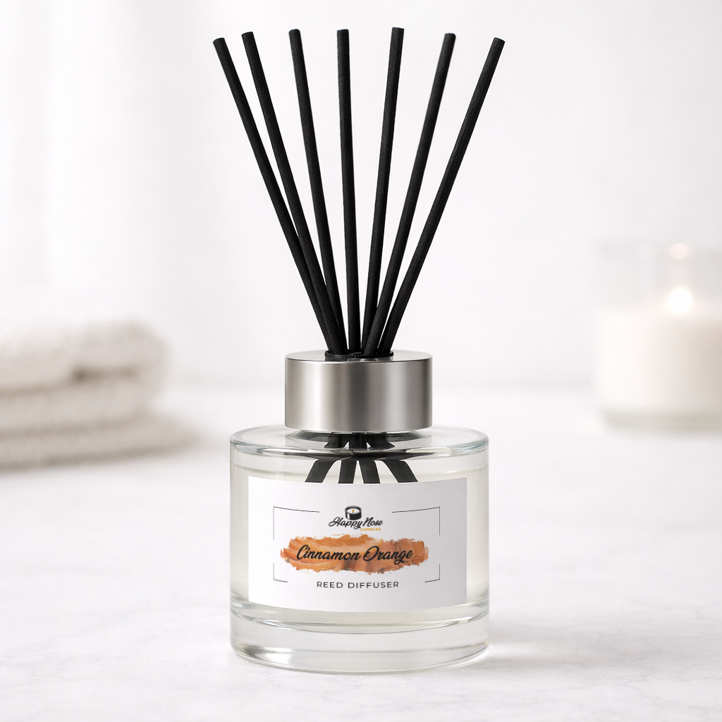 Cinnamon Orange Reed Diffuser - HappyNose Candles