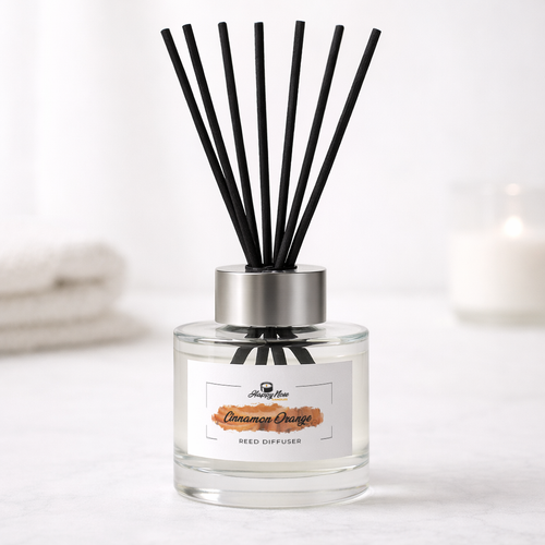 Cinnamon Orange Reed Diffuser - HappyNose Candles