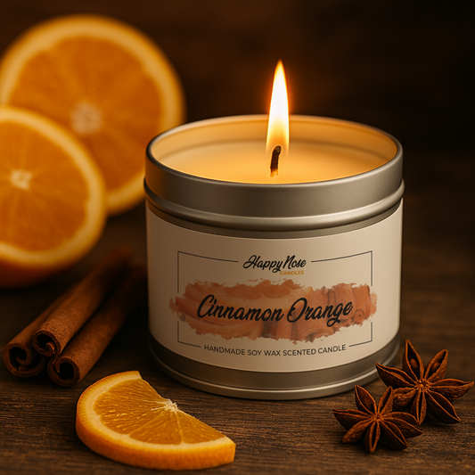 Cinnamon Orange Scented Candle