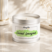 Coconut & Lemongrass Scented Candle