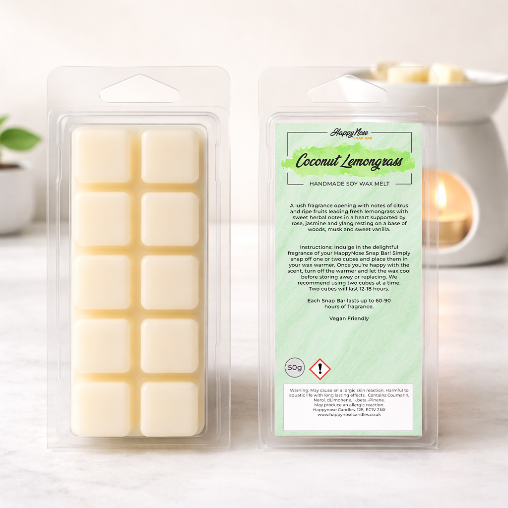 Coconut & Lemongrass 10 Cube Wax Melt