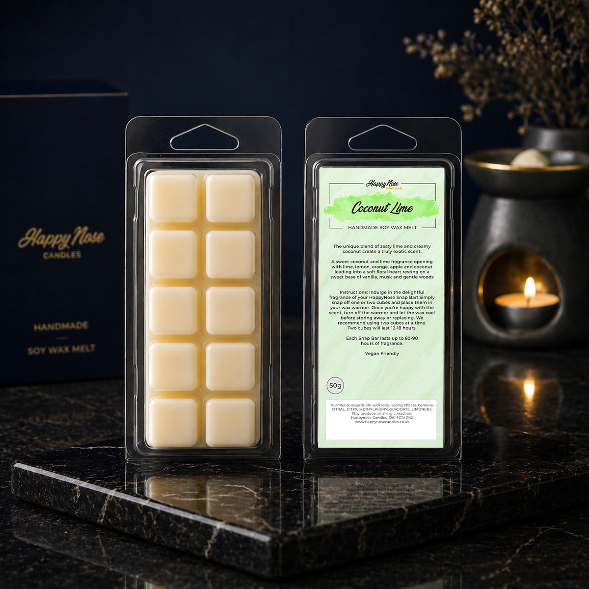 Coconut Lime 10 Cube Wax Melt