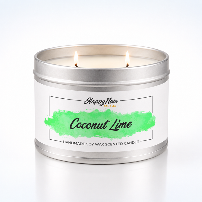 Coconut Lime Large Double Wick Candle
